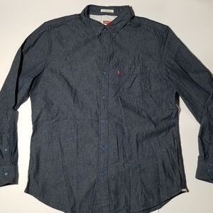 Levi's Embroidered Shirt LVC Size XL Slim
